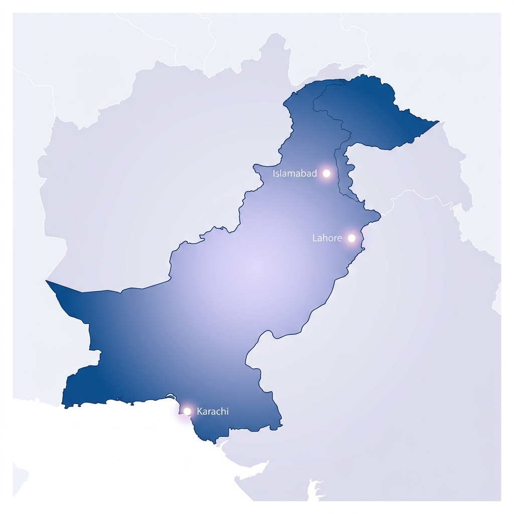 CareNest coverage map across Pakistan